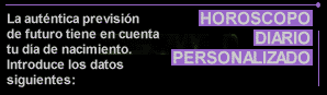 HOROSCOPO DIARIO PERSONALIZADO